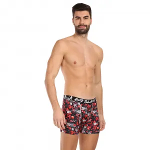 Pánske boxerky 69SLAM fit night life (MCYNLF-PO) M, trenky