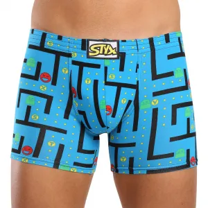 6PACK pánske boxerky Styx long art klasická guma viacfarebné (6F12697124) M, trenky