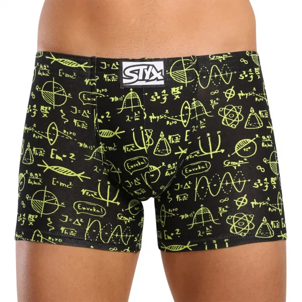3PACK pánske boxerky Styx long art klasická guma viacfarebné (3F12672) S, trenky