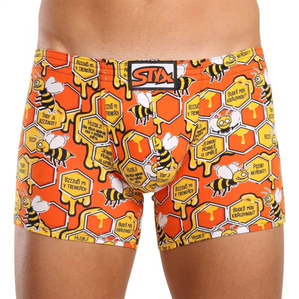 3PACK pánske boxerky Styx long art klasická guma viacfarebné (3F13714) S, trenky