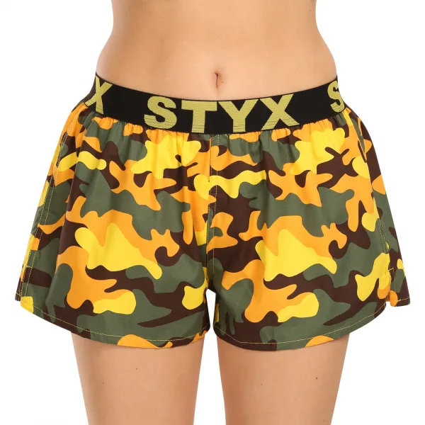 3PACK dámske trenky Styx art športová guma viacfarebné (3T15901) M, trenírky