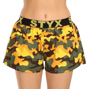 3PACK dámske trenky Styx art športová guma viacfarebné (3T15901) M, trenírky