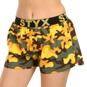 3PACK dámske trenky Styx art športová guma viacfarebné (3T15901) M, trenírky