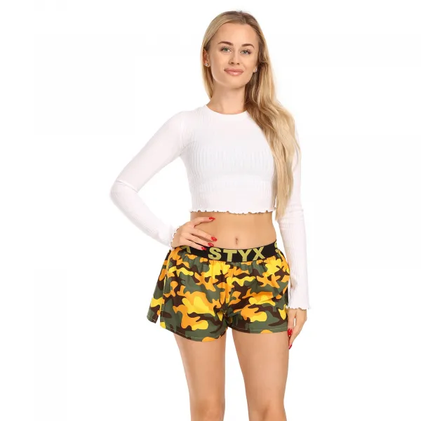 3PACK dámske trenky Styx art športová guma viacfarebné (3T15901) M, trenírky