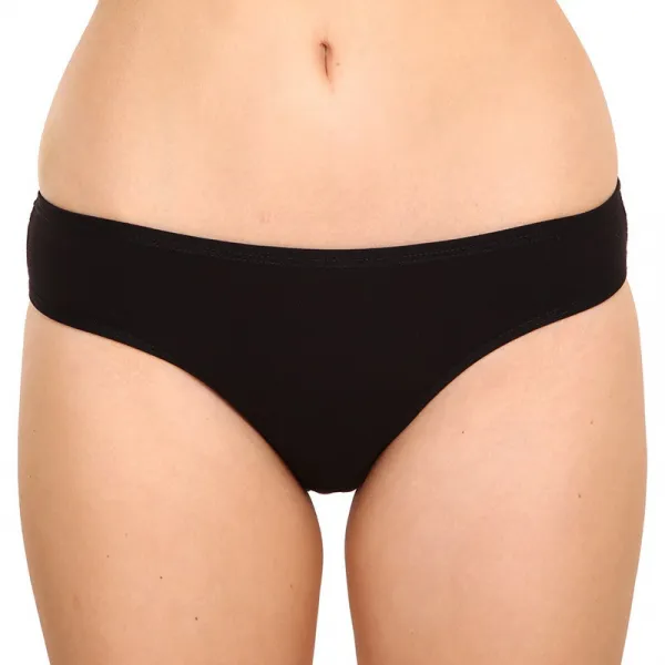 3PACK dámske nohavičky Nedeto čierne (3NK001) M
