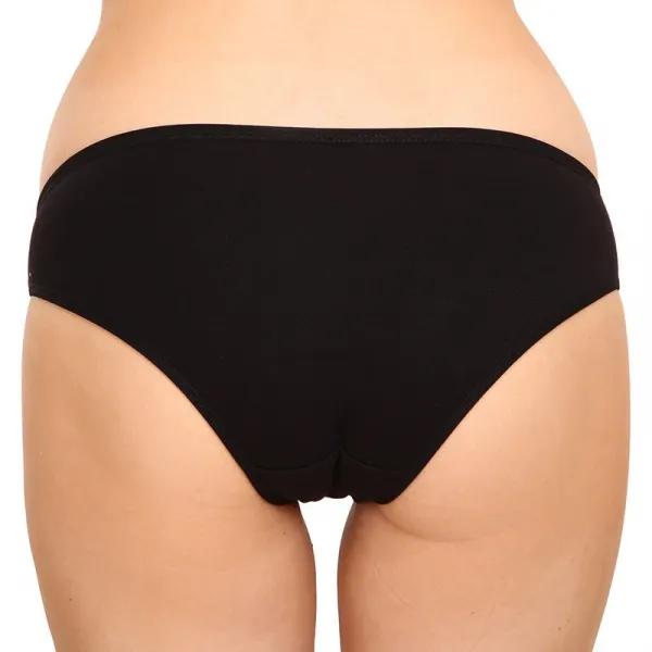 3PACK dámske nohavičky Nedeto čierne (3NK001) M
