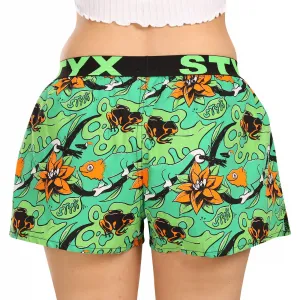 3PACK dámske trenky Styx art športová guma viacfarebné (3T15782) S, trenírky