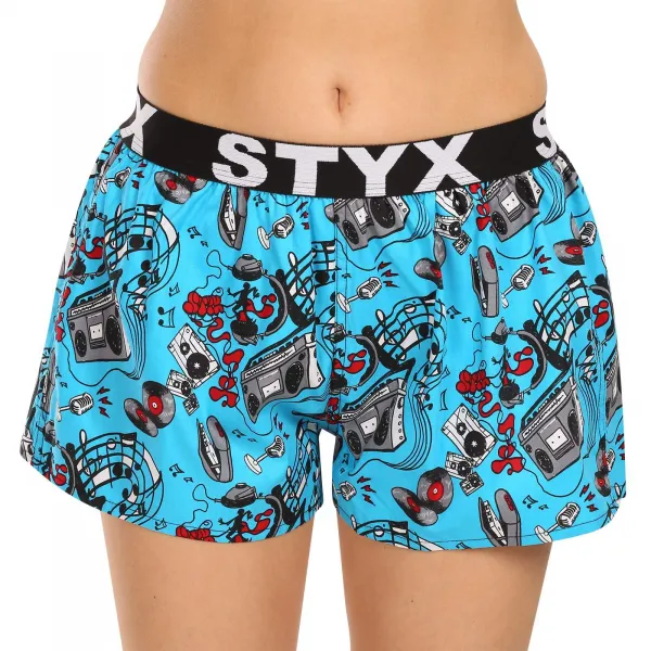 3PACK dámske trenky Styx art športová guma viacfarebné (3T15782) S, trenírky
