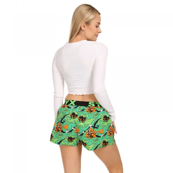 3PACK dámske trenky Styx art športová guma viacfarebné (3T15782) S, trenírky