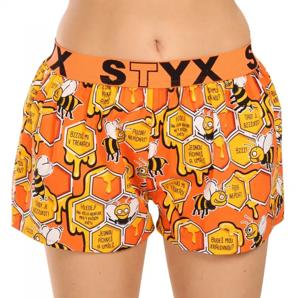 5PACK dámske trenky Styx art športová guma viacfarebné (5T1367834) S, trenírky