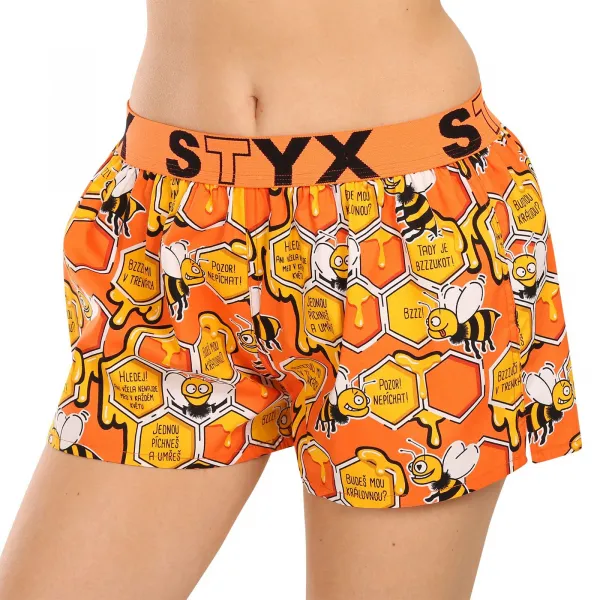 5PACK dámske trenky Styx art športová guma viacfarebné (5T1367834) S, trenírky