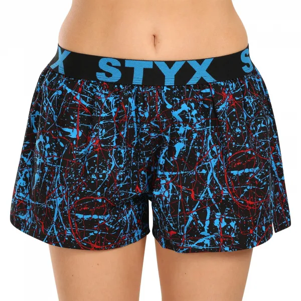 3PACK dámske trenky Styx art športová guma viacfarebné (3T13603) S, trenírky