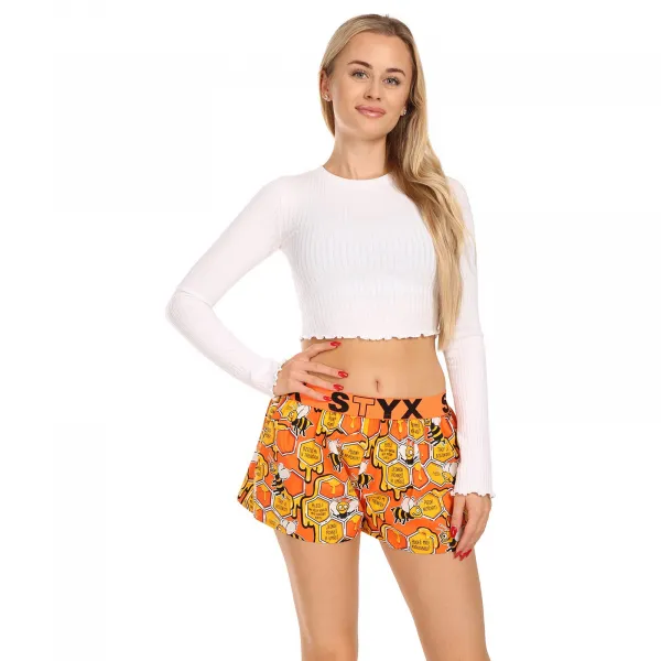 5PACK dámske trenky Styx art športová guma viacfarebné (5T1367834) S, trenírky