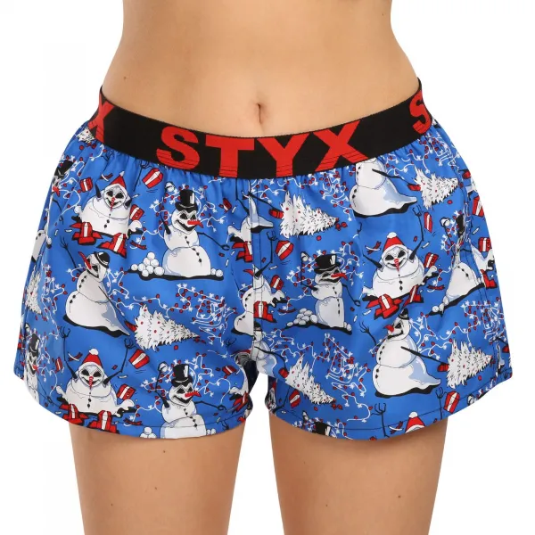 3PACK dámske trenky Styx art športová guma viacfarebné (3T17134) S, trenírky