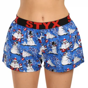 3PACK dámske trenky Styx art športová guma viacfarebné (3T17134) S, trenírky