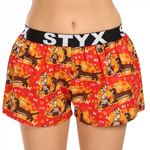 3PACK dámske trenky Styx art športová guma viacfarebné (3T15245) M, trenírky