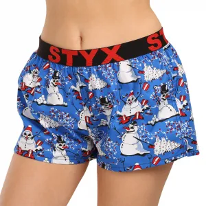 3PACK dámske trenky Styx art športová guma viacfarebné (3T17134) S, trenírky