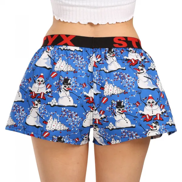 3PACK dámske trenky Styx art športová guma viacfarebné (3T17134) S, trenírky