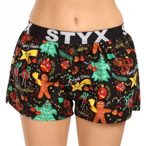 3PACK dámske trenky Styx art športová guma viacfarebné (3T17134) S, trenírky