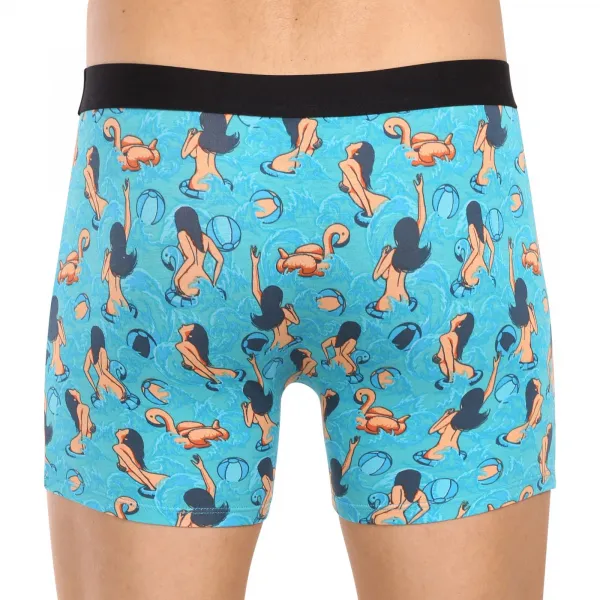 Pánske boxerky 69SLAM fit bamboo getting wet light gilbert (MPBGEL-BB) M, trenky