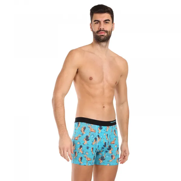 Pánske boxerky 69SLAM fit bamboo getting wet light gilbert (MPBGEL-BB) M, trenky