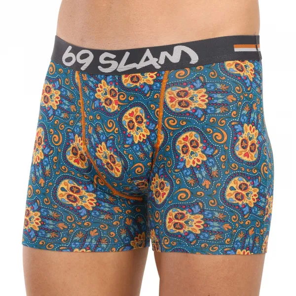 Pánske boxerky 69SLAM fit bamboo hamsa hand gilbert (MPBHHD-BB) S, trenky