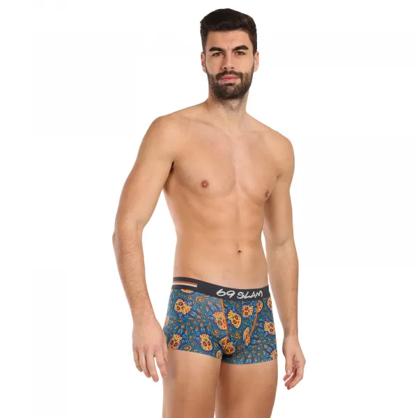 Pánske boxerky 69SLAM hip bamboo hamsa hand elijah (MHBHHD-BB) M, trenky