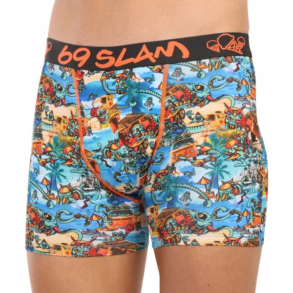 Pánske boxerky 69SLAM fit beach bugger dylan (MBYBHG-PO) M, trenky
