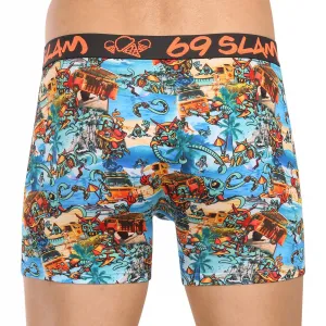 Pánske boxerky 69SLAM fit beach bugger dylan (MBYBHG-PO) M, trenky