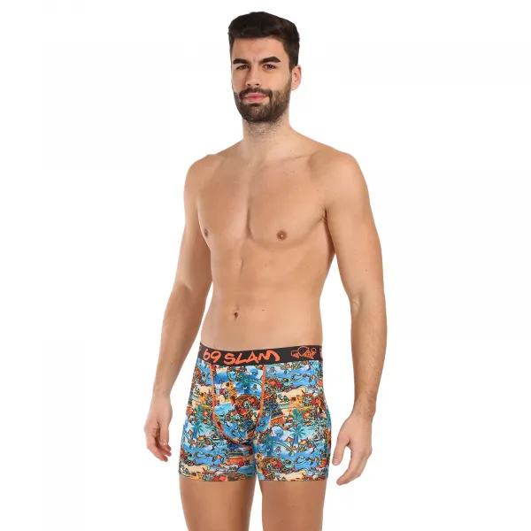 Pánske boxerky 69SLAM fit beach bugger dylan (MBYBHG-PO) M, trenky