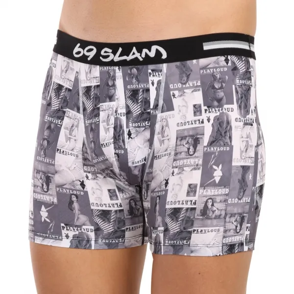 Pánske boxerky 69SLAM fit  playloud magazine (MCYPMG-PO) S, trenky