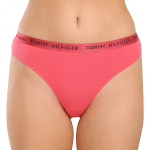3PACK dámske tangá Tommy Hilfiger viacfarebná (UW0UW04889 0V5) M