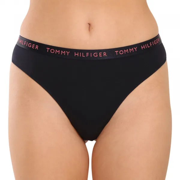 3PACK dámske tangá Tommy Hilfiger viacfarebná (UW0UW04889 0V5) M