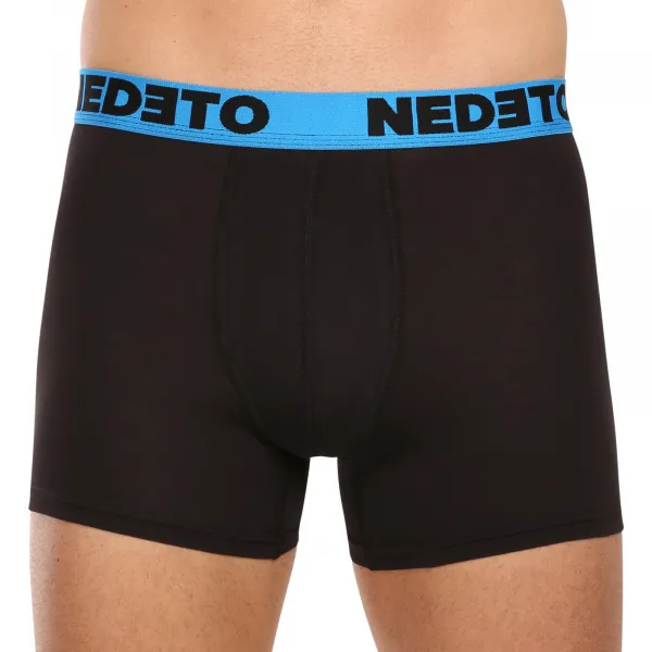 5PACK pánske boxerky Nedeto čierne (5NB002b) M, trenky