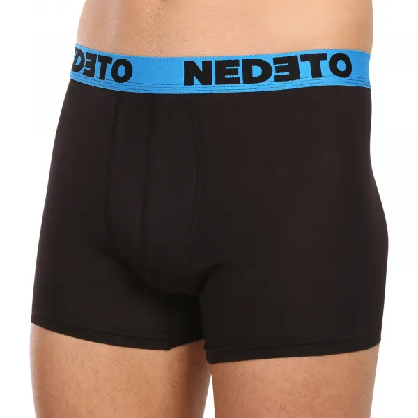 5PACK pánske boxerky Nedeto čierne (5NB002b) M, trenky