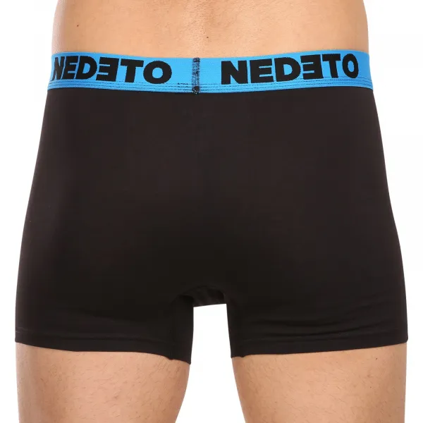 5PACK pánske boxerky Nedeto čierne (5NB002b) M, trenky
