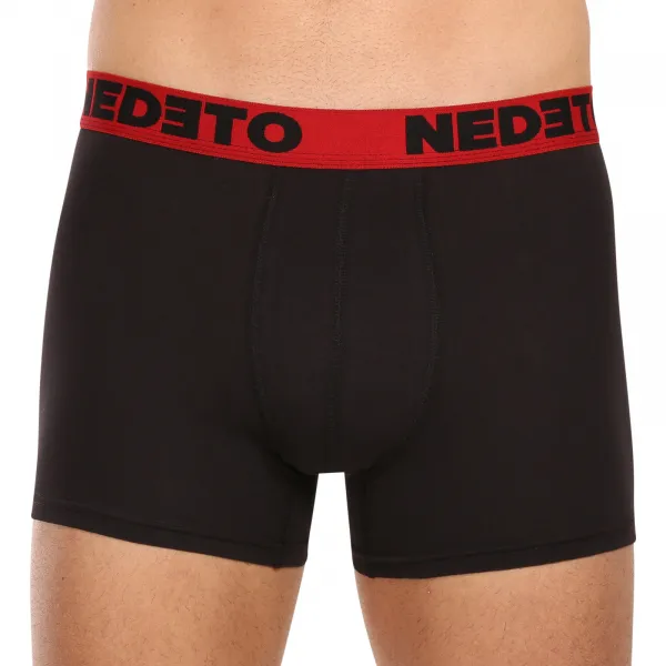 5PACK pánske boxerky Nedeto čierne (5NB002b) M, trenky