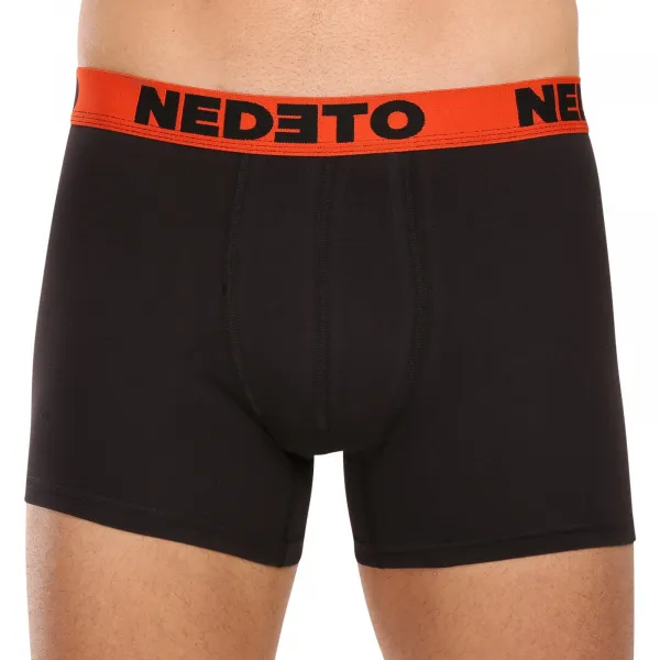 5PACK pánske boxerky Nedeto čierne (5NB002b) M, trenky