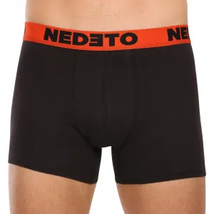 5PACK pánske boxerky Nedeto čierne (5NB002b) M, trenky