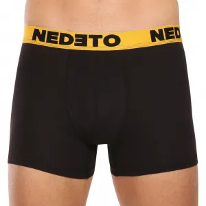 5PACK pánske boxerky Nedeto čierne (5NB002b) M, trenky