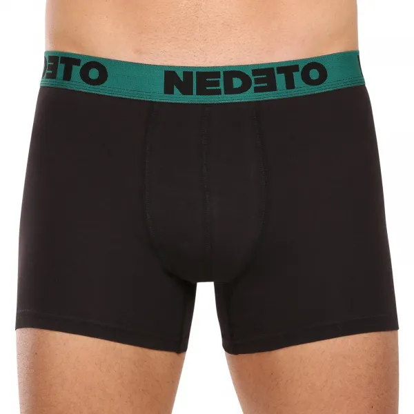 5PACK pánske boxerky Nedeto čierne (5NB002b) M, trenky