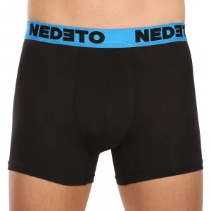 3PACK pánske boxerky Nedeto čierne (3NB002) M, trenky