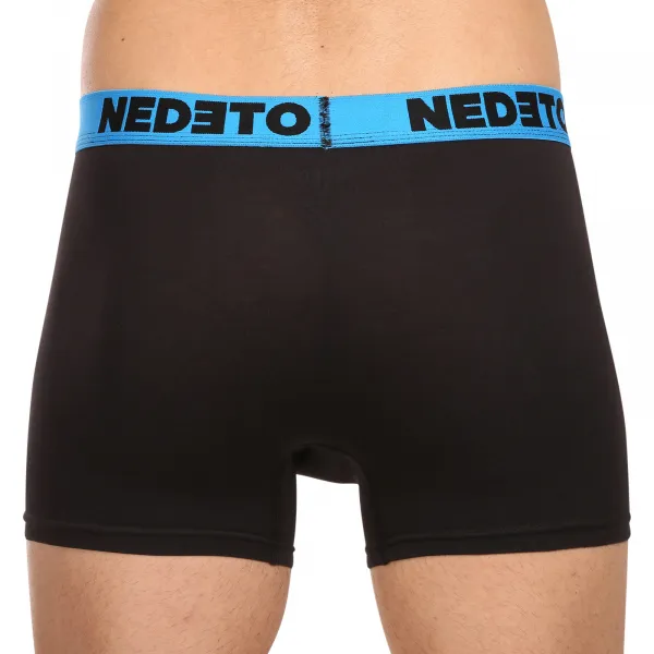 3PACK pánske boxerky Nedeto čierne (3NB002) M, trenky