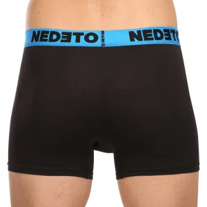 3PACK pánske boxerky Nedeto čierne (3NB002) M, trenky