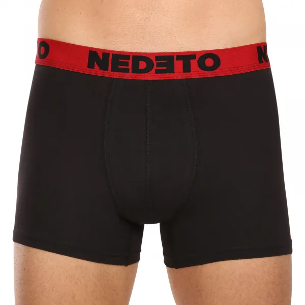3PACK pánske boxerky Nedeto čierne (3NB002) M, trenky