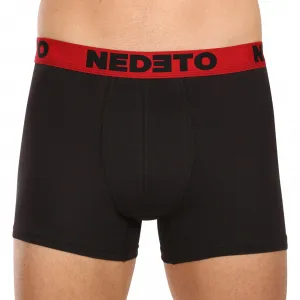 3PACK pánske boxerky Nedeto čierne (3NB002) M, trenky