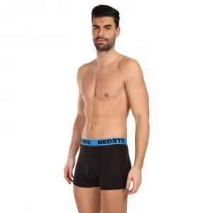 3PACK pánske boxerky Nedeto čierne (3NB002) M, trenky
