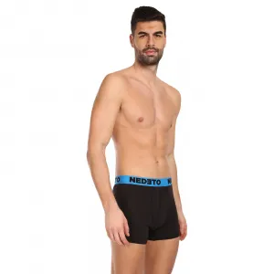 3PACK pánske boxerky Nedeto čierne (3NB002) M, trenky
