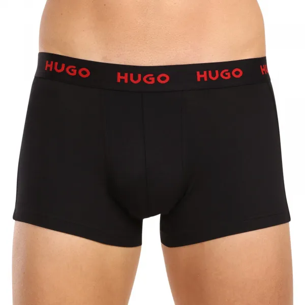 3PACK pánske boxerky HUGO viacfarebné (50480170 039) M, trenky