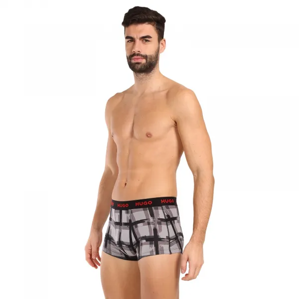 3PACK pánske boxerky HUGO viacfarebné (50480170 039) M, trenky